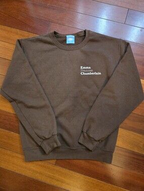 Emma Chamberlain Sweatshirt Brown Small Influencer Merch